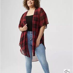 Torrid Textured Chiffon Kimono